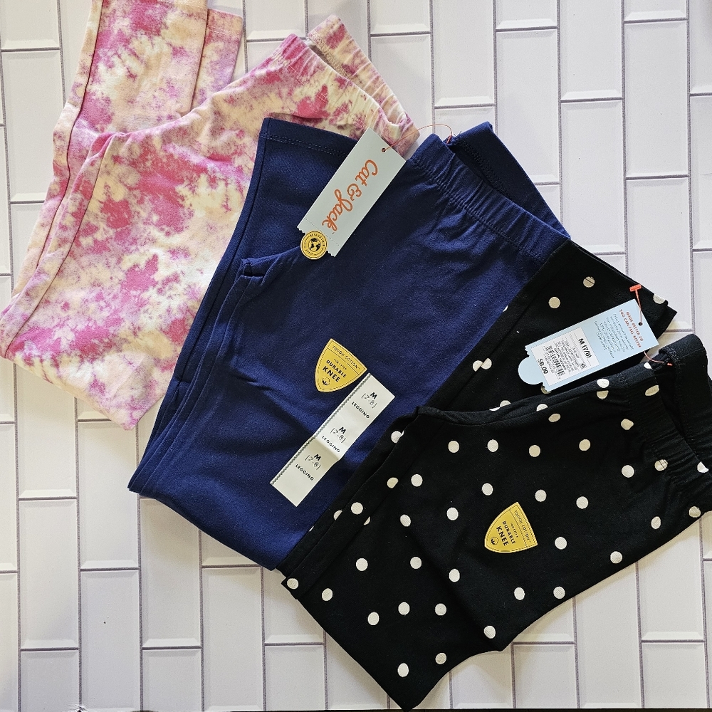 Size 7/8 Cat and Jack legging Set. NWT